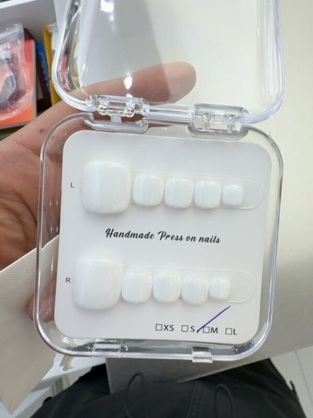 Customizable handmade press-on nails reusable